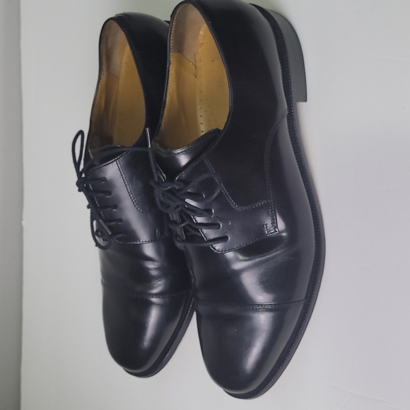 COLE HAAN NIKE AIR BLACK OXFORD DRESS LACE UP SHOES 13M - Picture 4 of 15